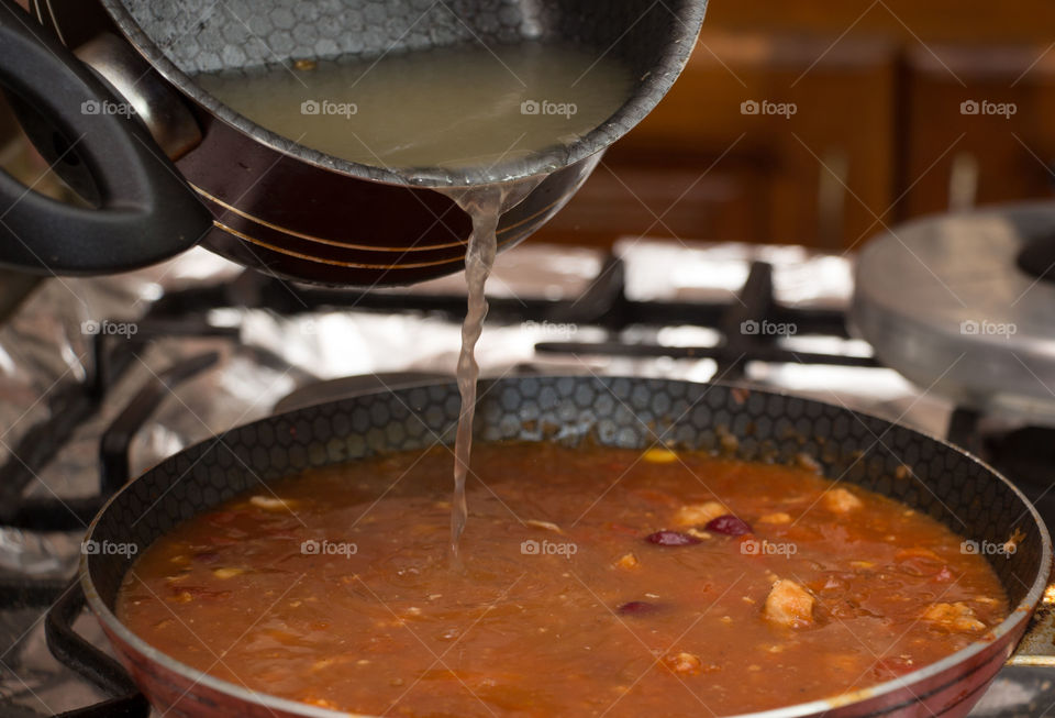 Cooking soup