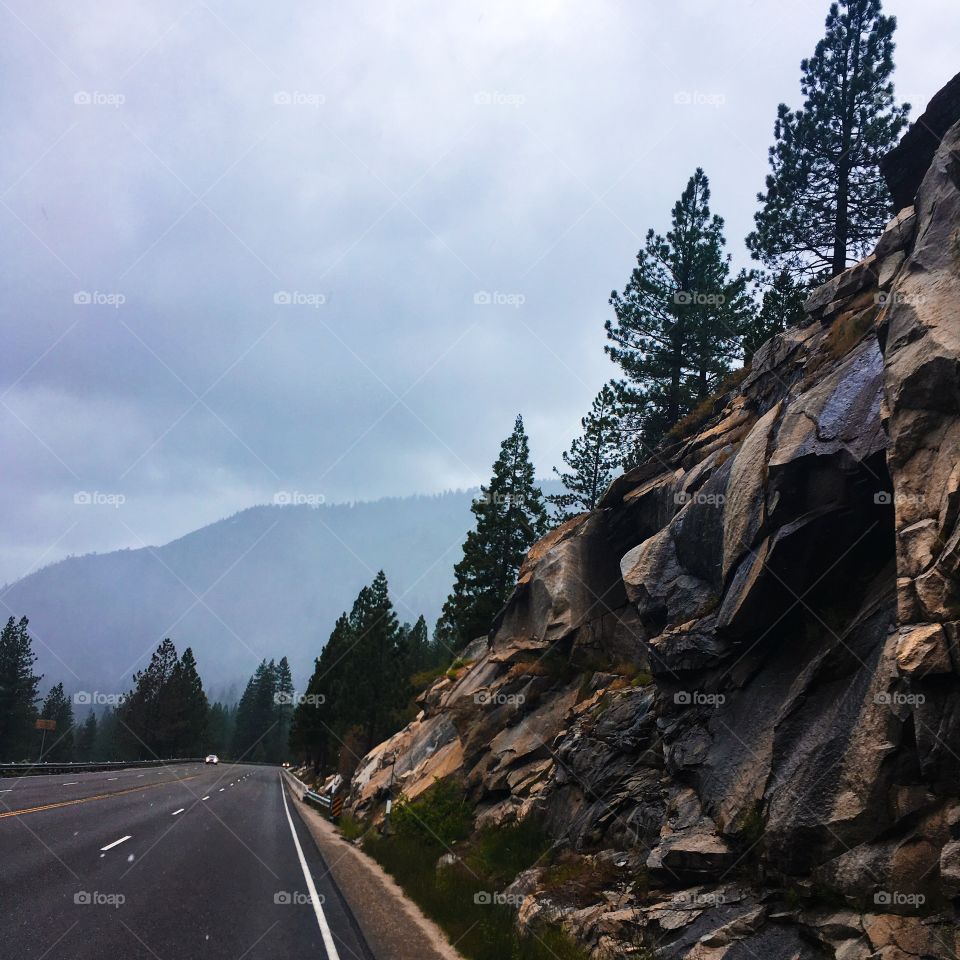 Road home from South Lake Tahoe, CA