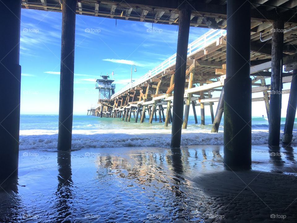 Stunning San Clemente Pier Reflections 