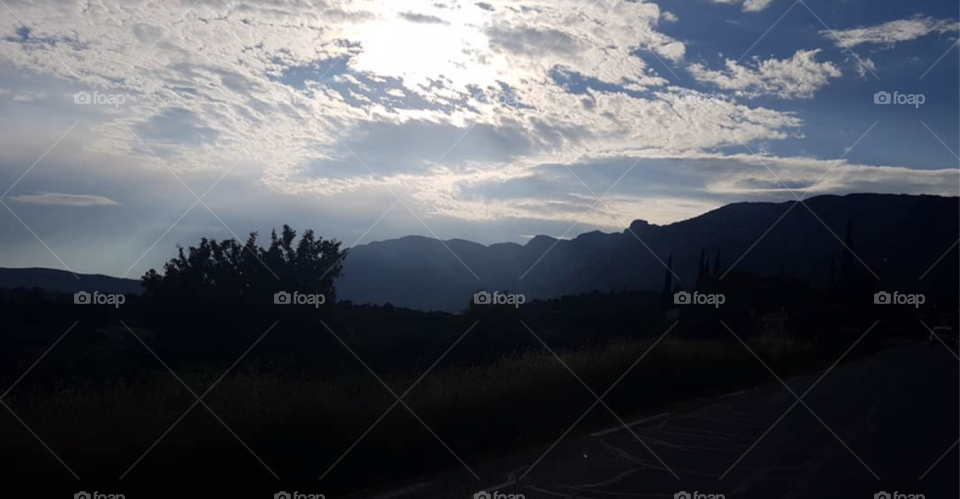 Just before the night