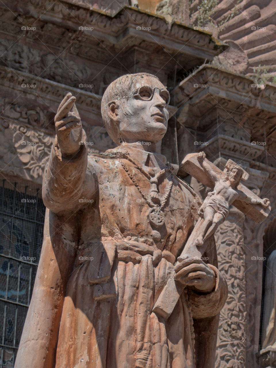 Statue of San Felipe Neri in Templo del Oratorio, San Miguel de Allende, Guanajuato, Mexico