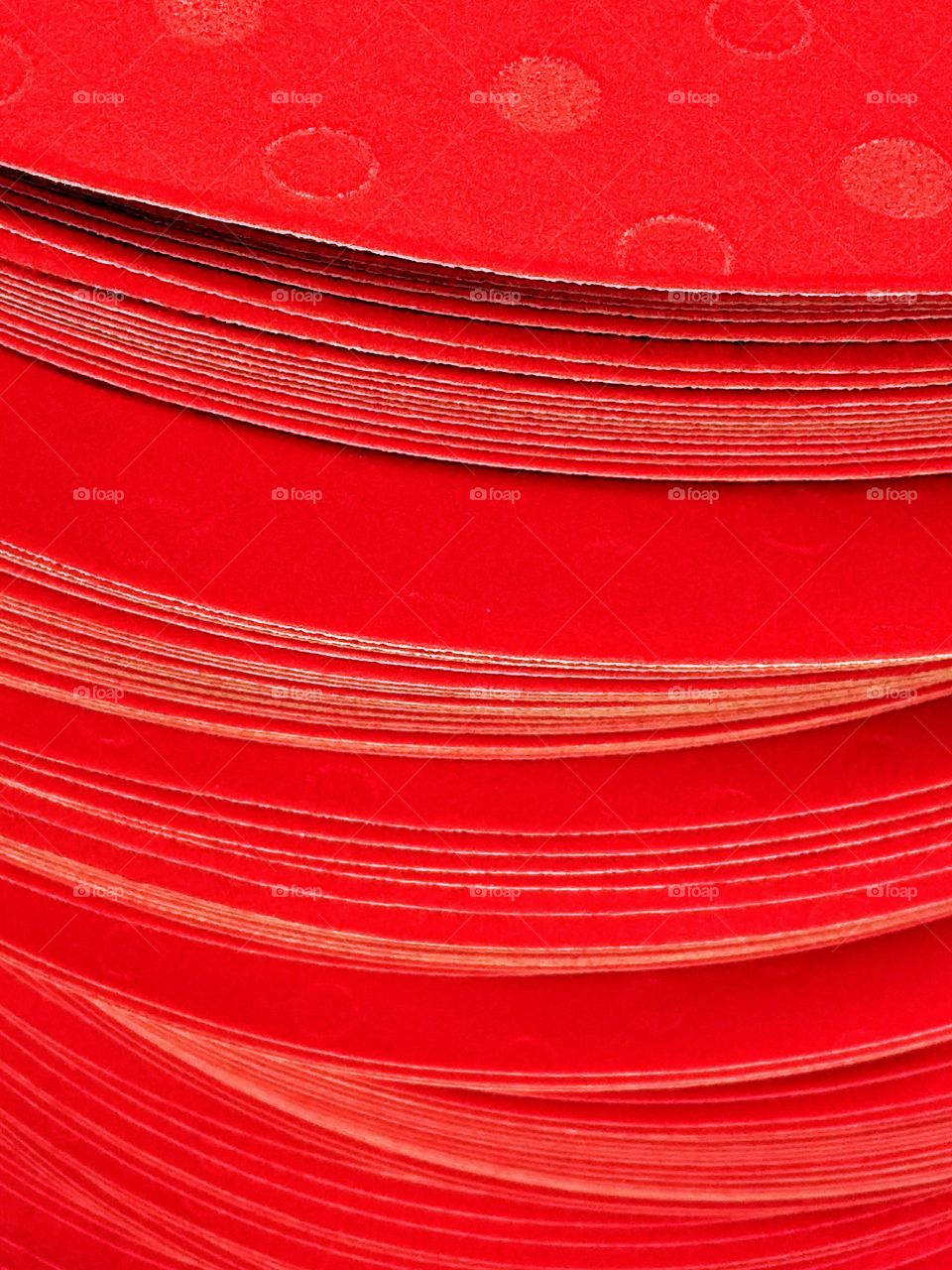 Full frame of red velvet paper