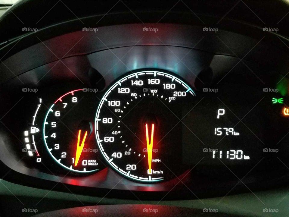 Dashboard Speedometer Odometer