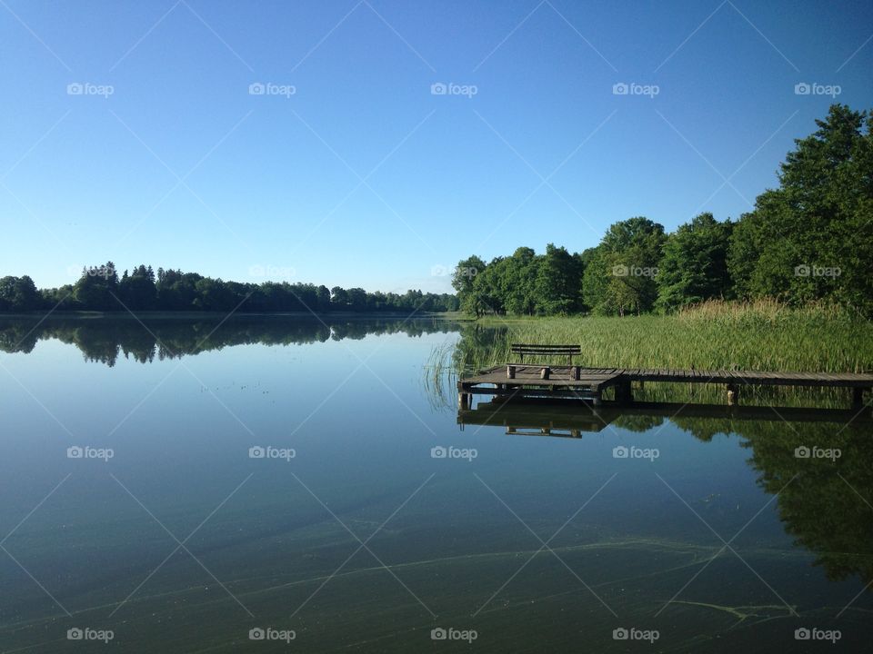 Lake, Water, Reflection, River, No Person