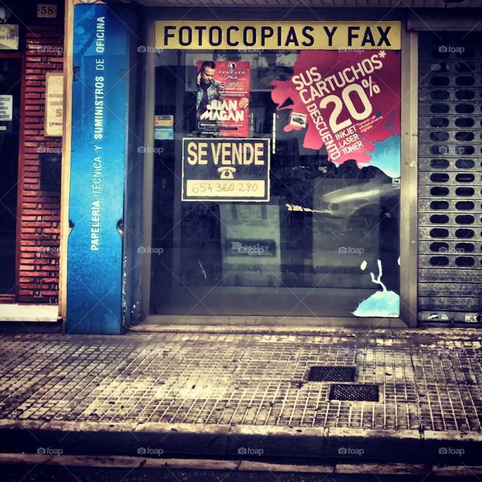 Crysis. A photo taken from a car in a depressed area in Spain.

