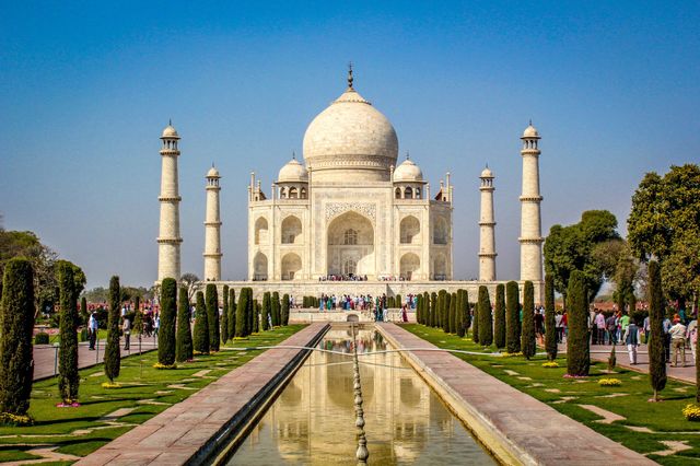 Taj Mahal Beauty view