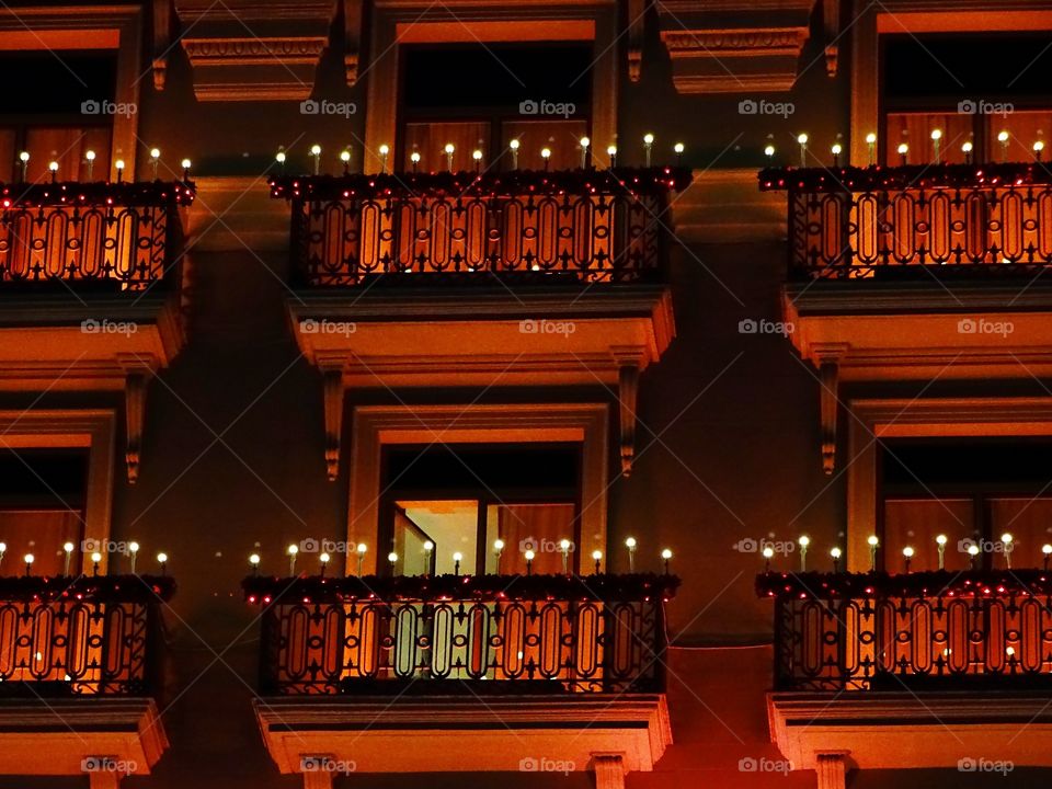 Rectangular balconies