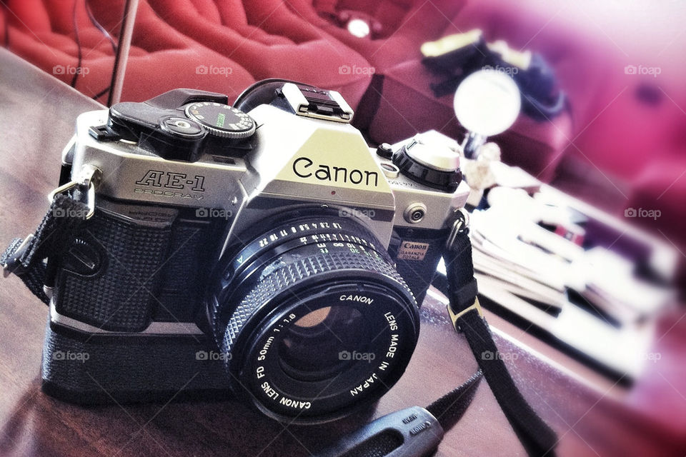 vintage camera lens canon by arckititta