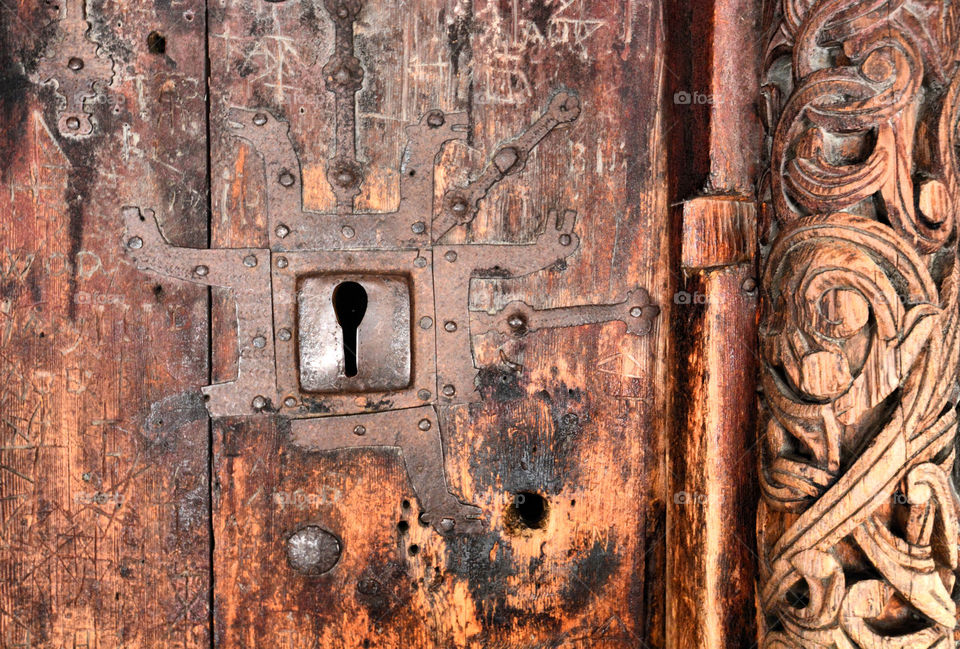 Carved Door - detail