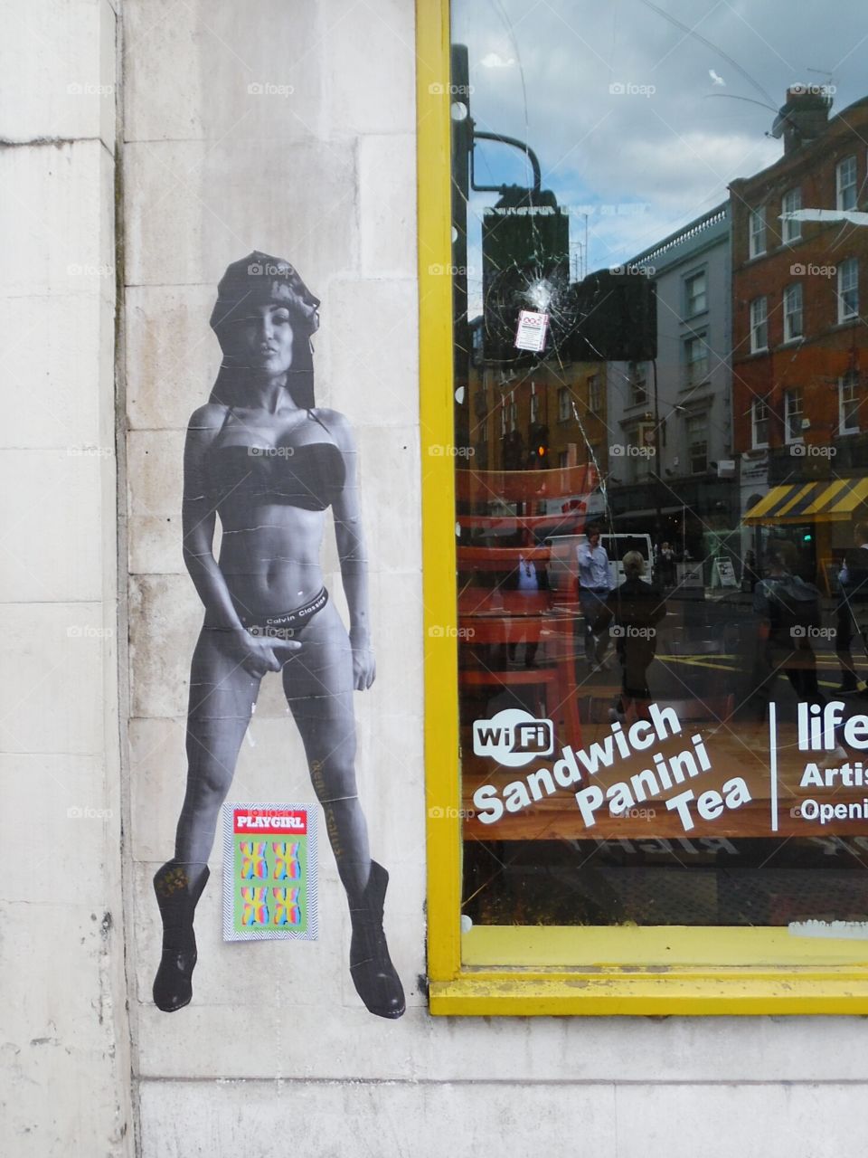 poster of a woman in London