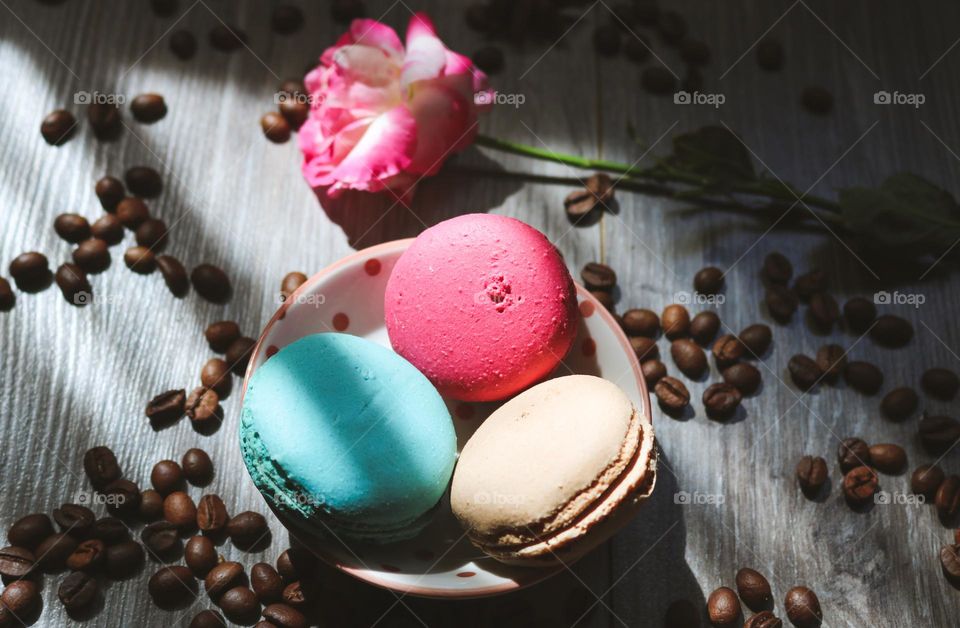 Colorful macaroons