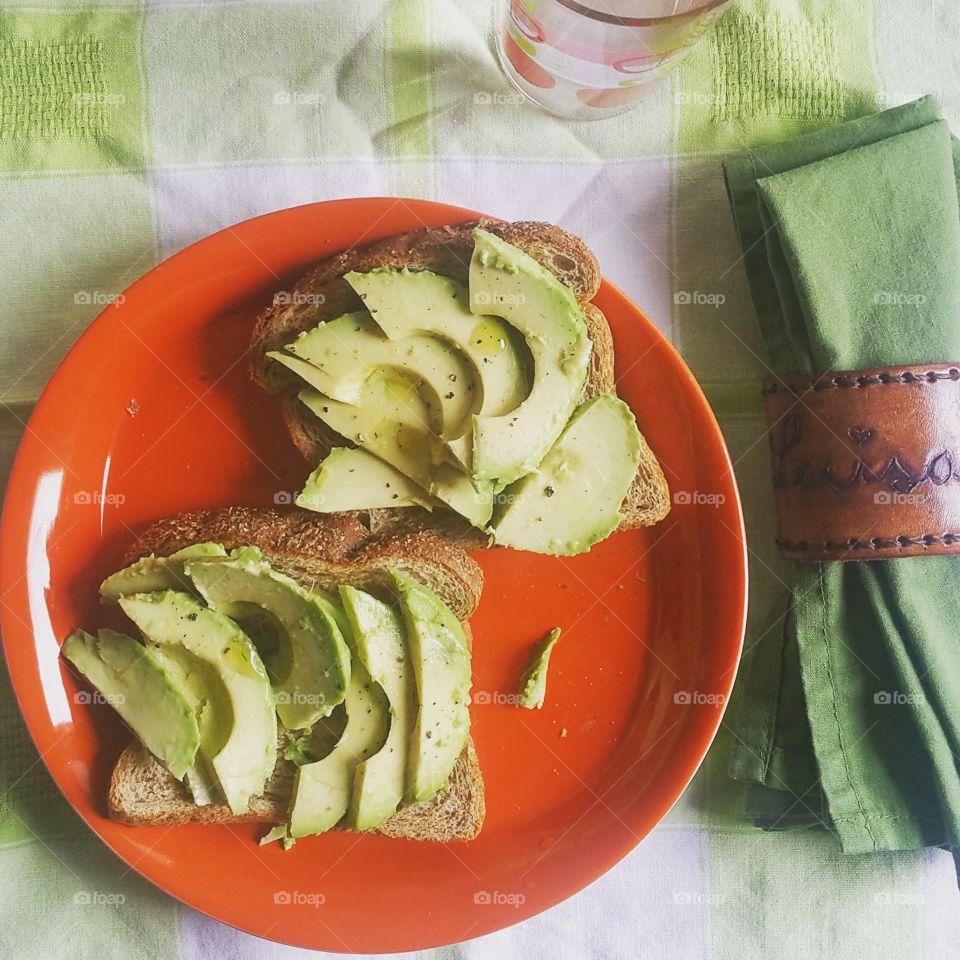 Delicious avocado toast