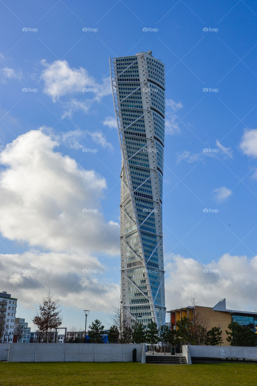 Skyscraper Turning Torso in Malmö.