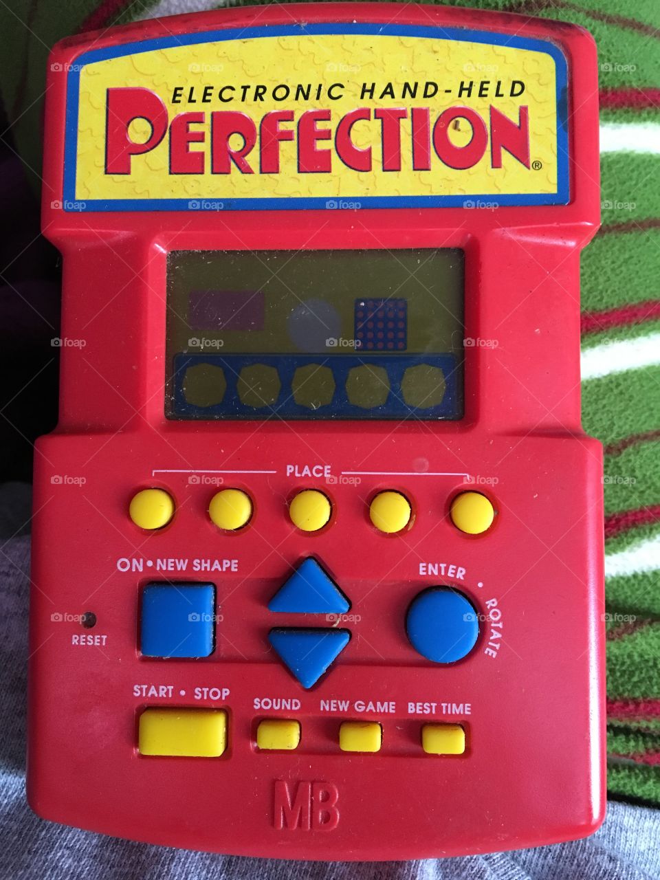 Perfection handheld game