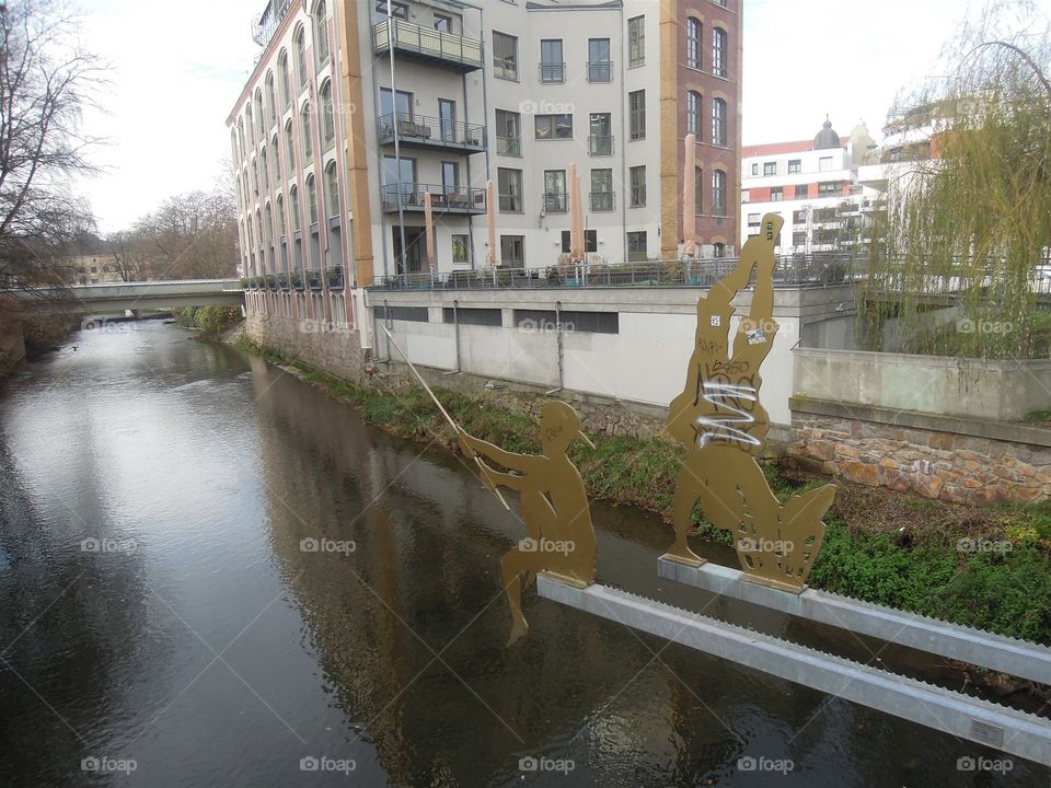 Angler und Fischfänger