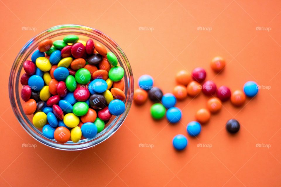 M&M colorful candies