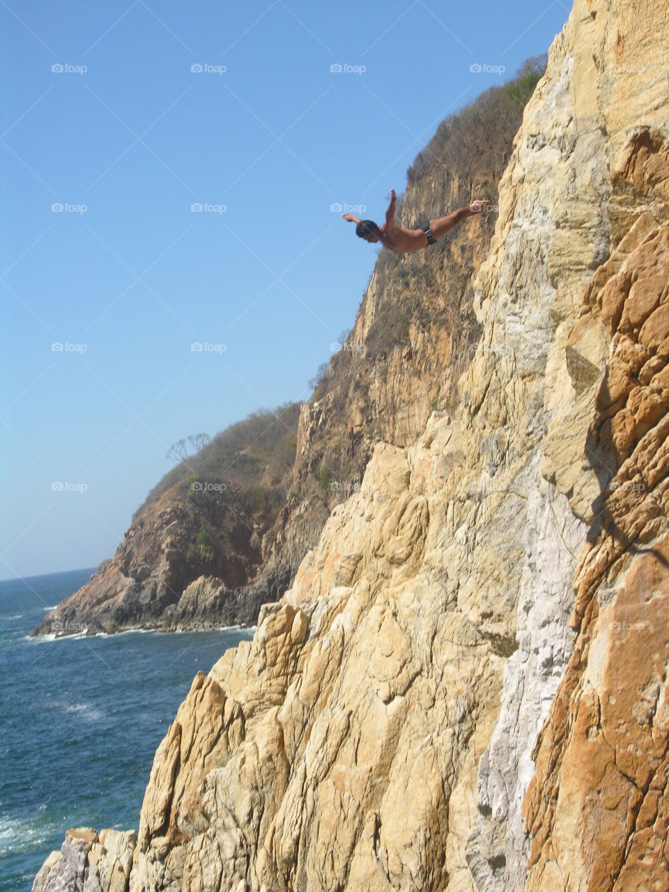 Mexico - Acapulco. Experience behind rocks called El Quebrada