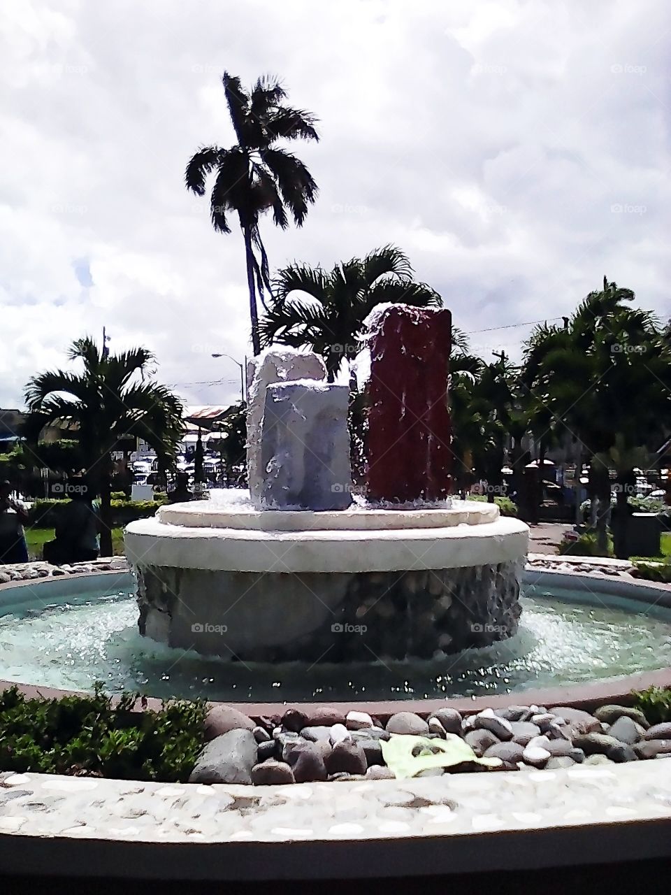 Fountain In Town Park