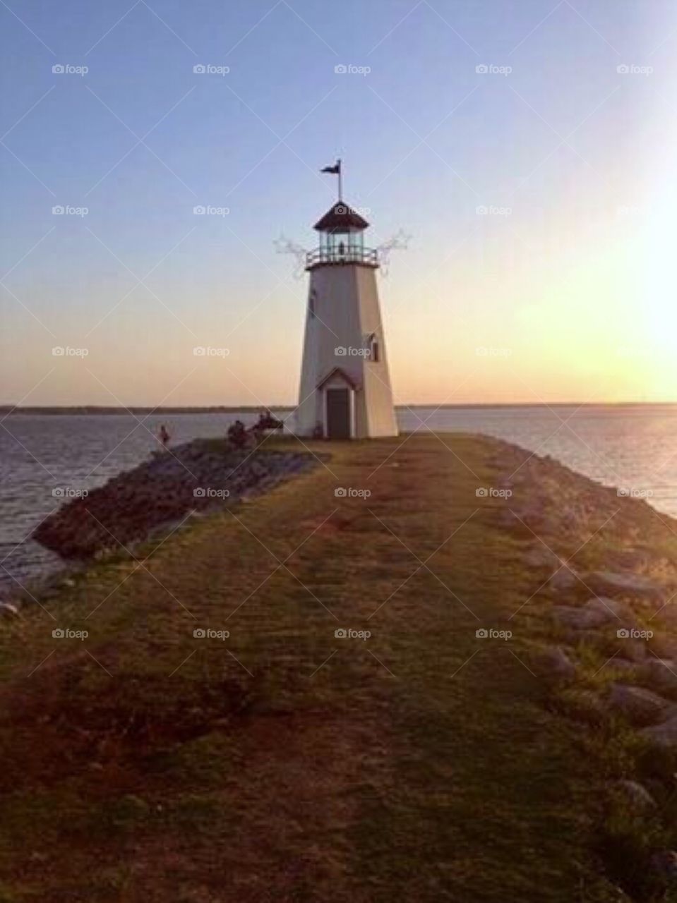 Lighthouse at Lake Hefner