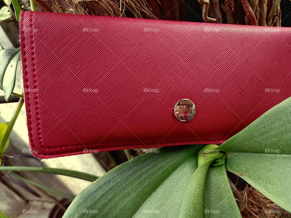 red wallet