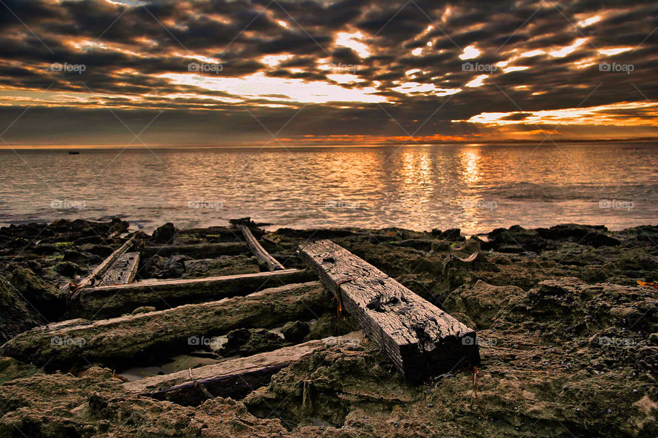 Sunrise at the old dry dock