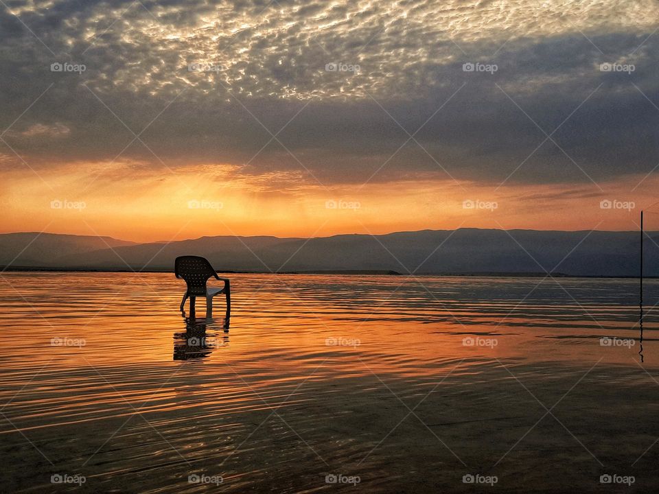dead sea sunrise
