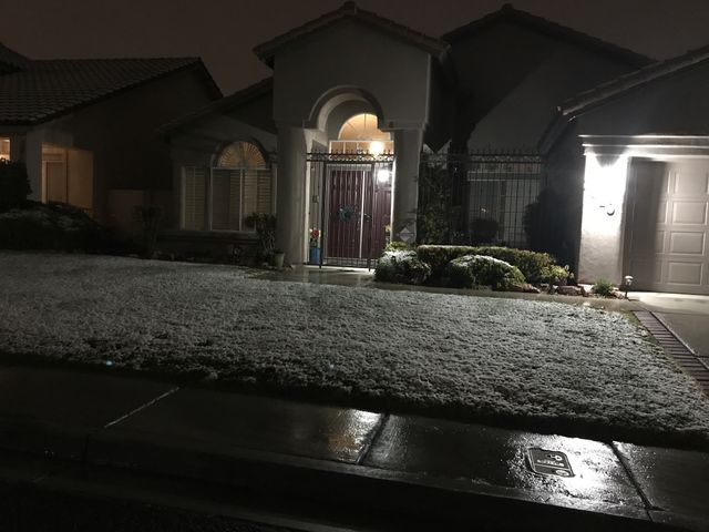 Winter in the desert