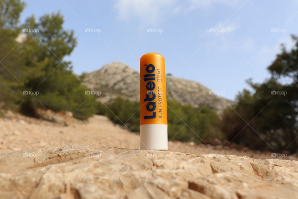 Labello protects my lips in the sun, labello sun protect stick 