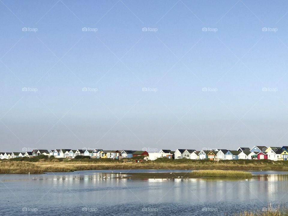 beach huts