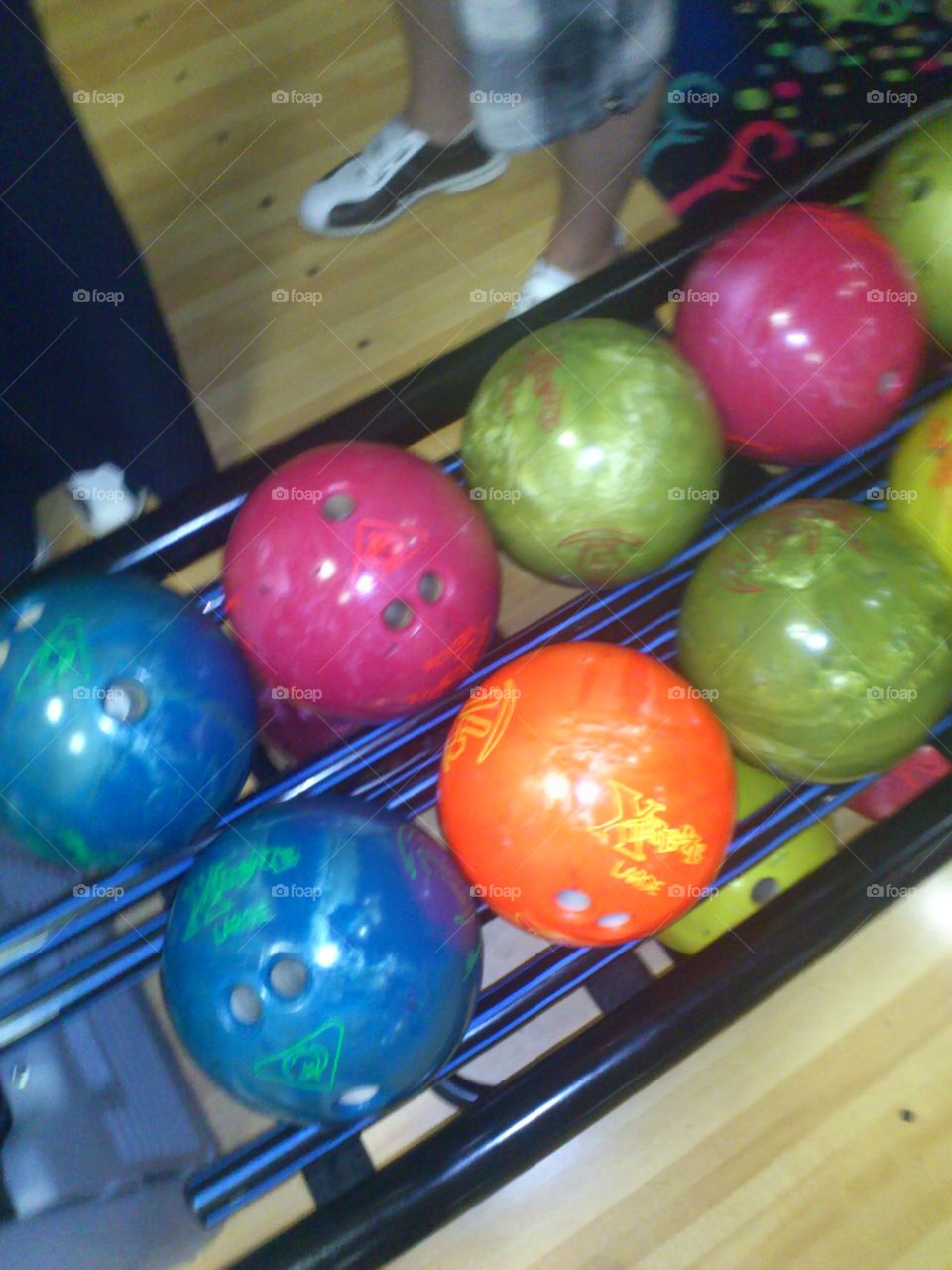 bowling balls