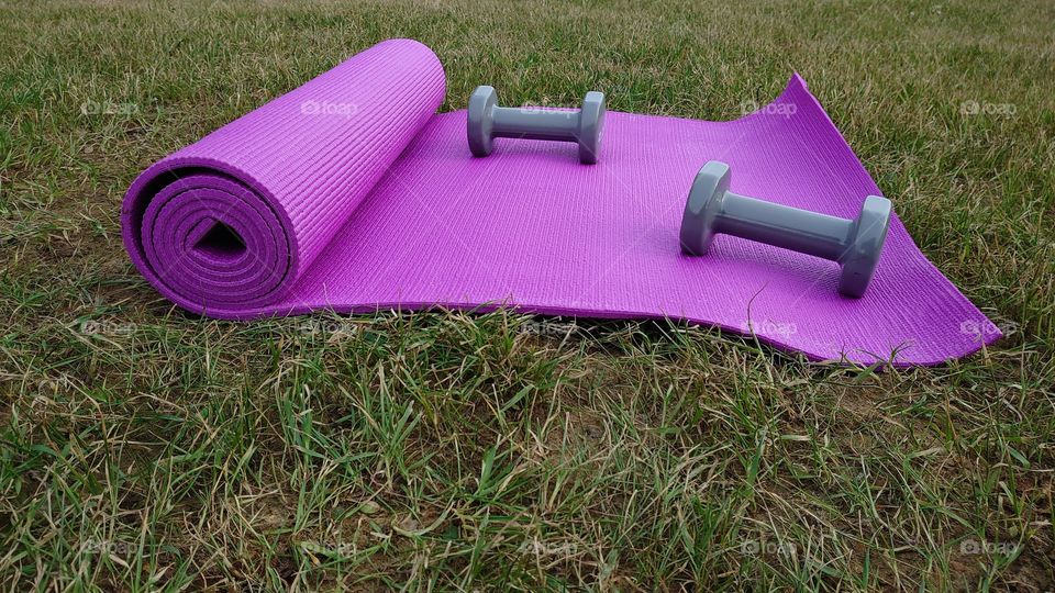 Activity in the park for a healthy body