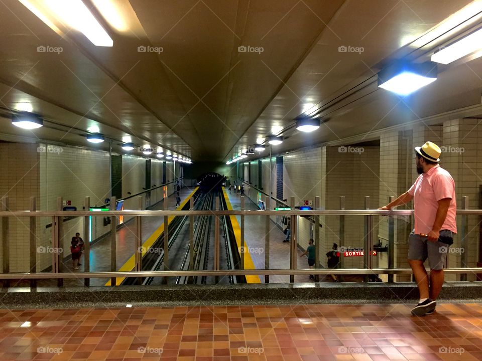 Montreal  subway station 