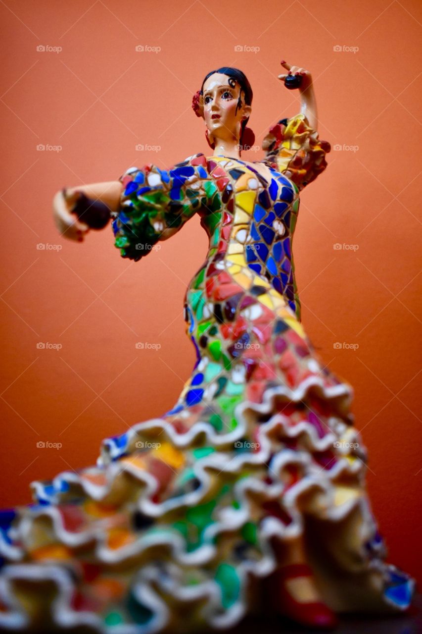 Dancing Flamenco Statue 