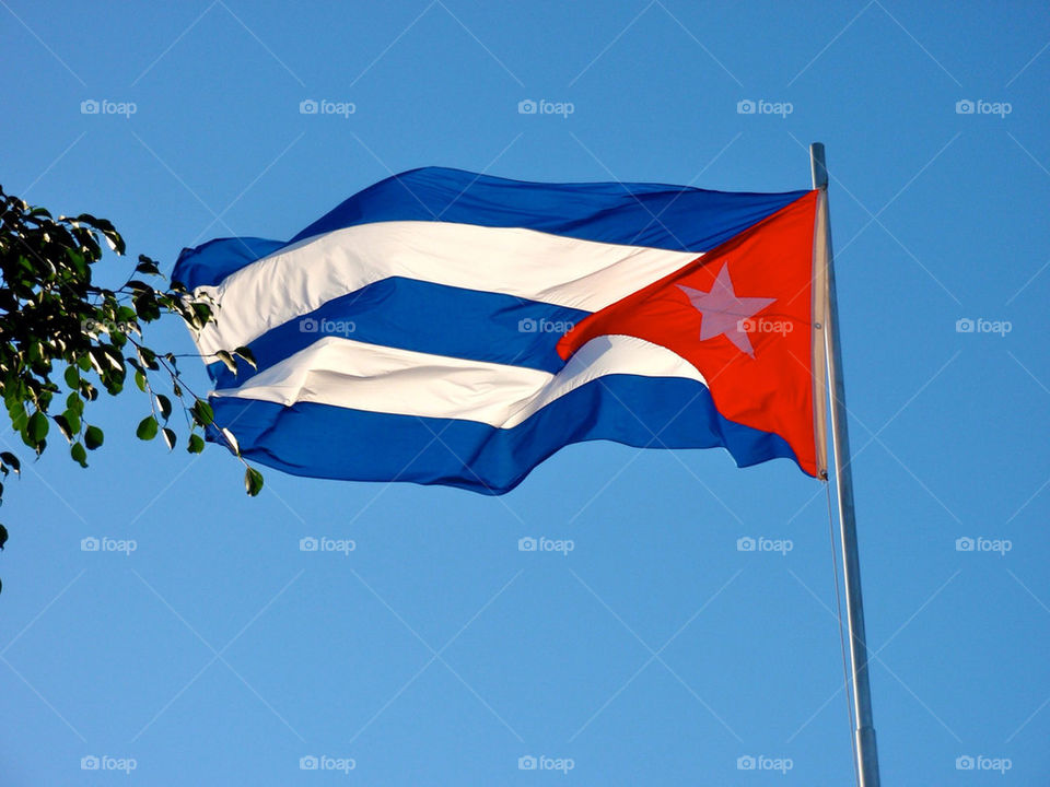 flying flag cuba bandera by gil58
