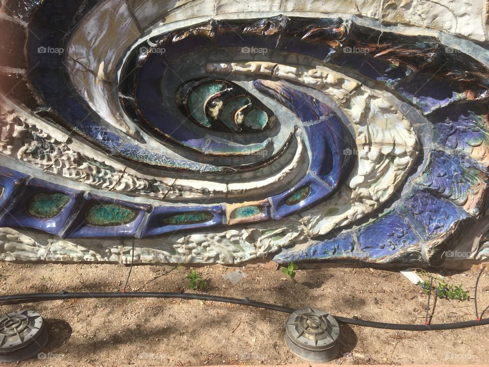 Colorful wall in Colorado