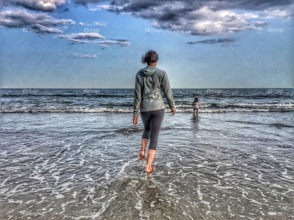 Just getting to the ocean 