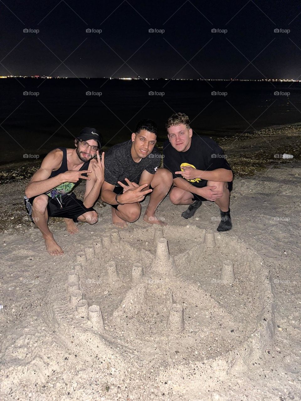 really makeshift castle with friends