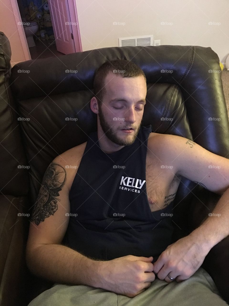 Tired daddy
