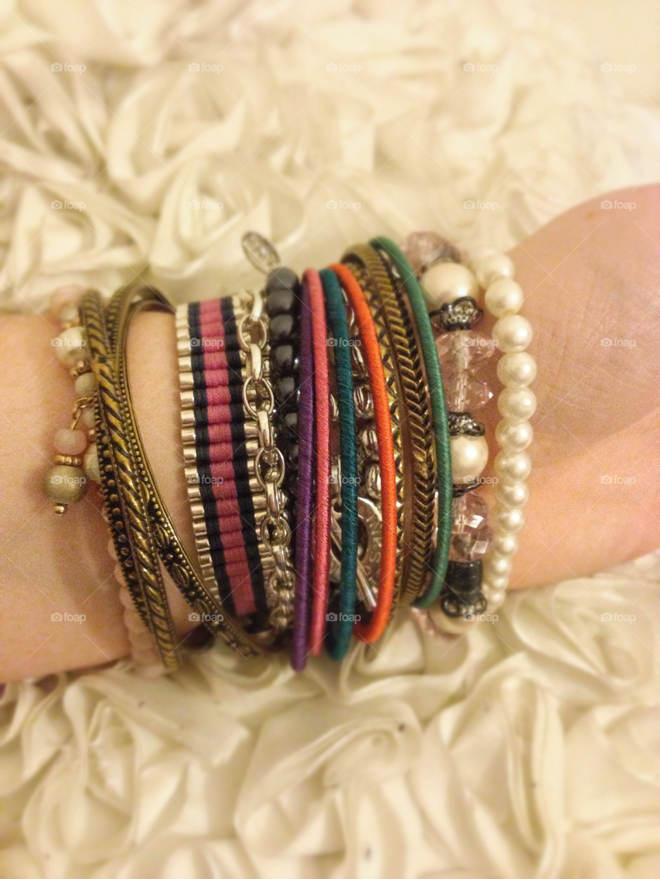 colourful bracelets bangles jewelery by CiaraSPx