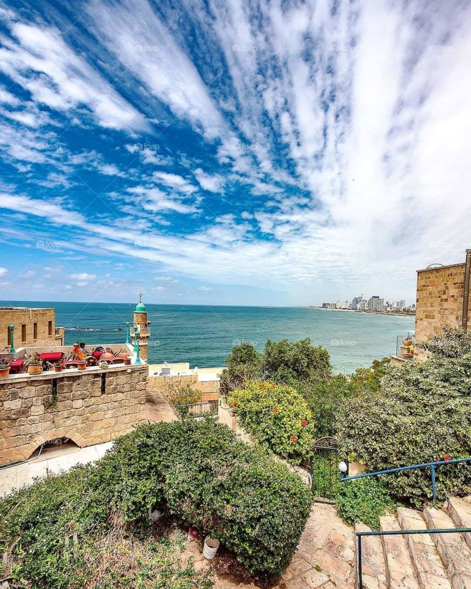 Jaffa, in Hebrew Yafo and in Arabic Yafa and also called Japho or Joppa, the southern and oldest