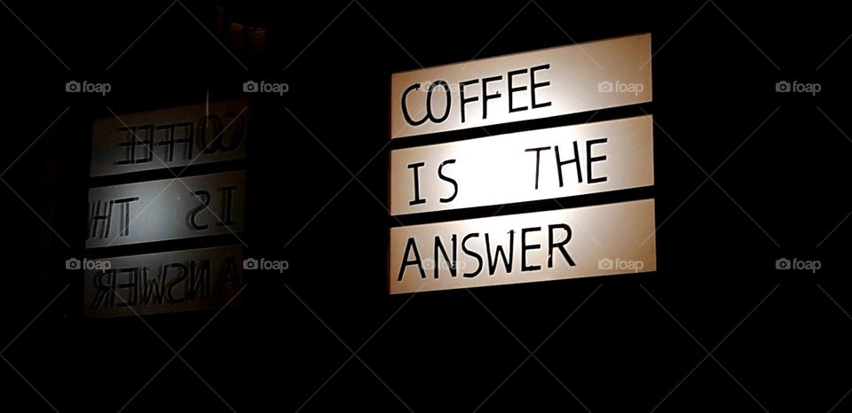 coffee is the answer!