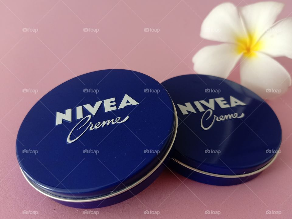 Beautiful Flower with NIVEA