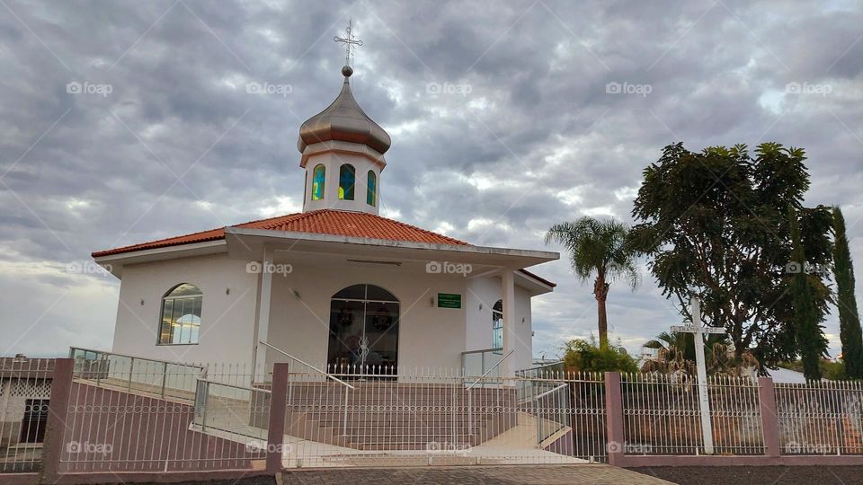 Igreja ucraniana, em São Mateus do Sul.