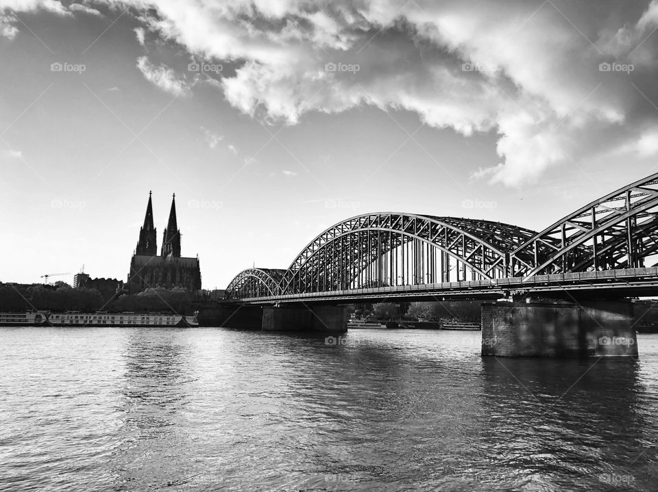 Monochrome portrait at cologne, Germany