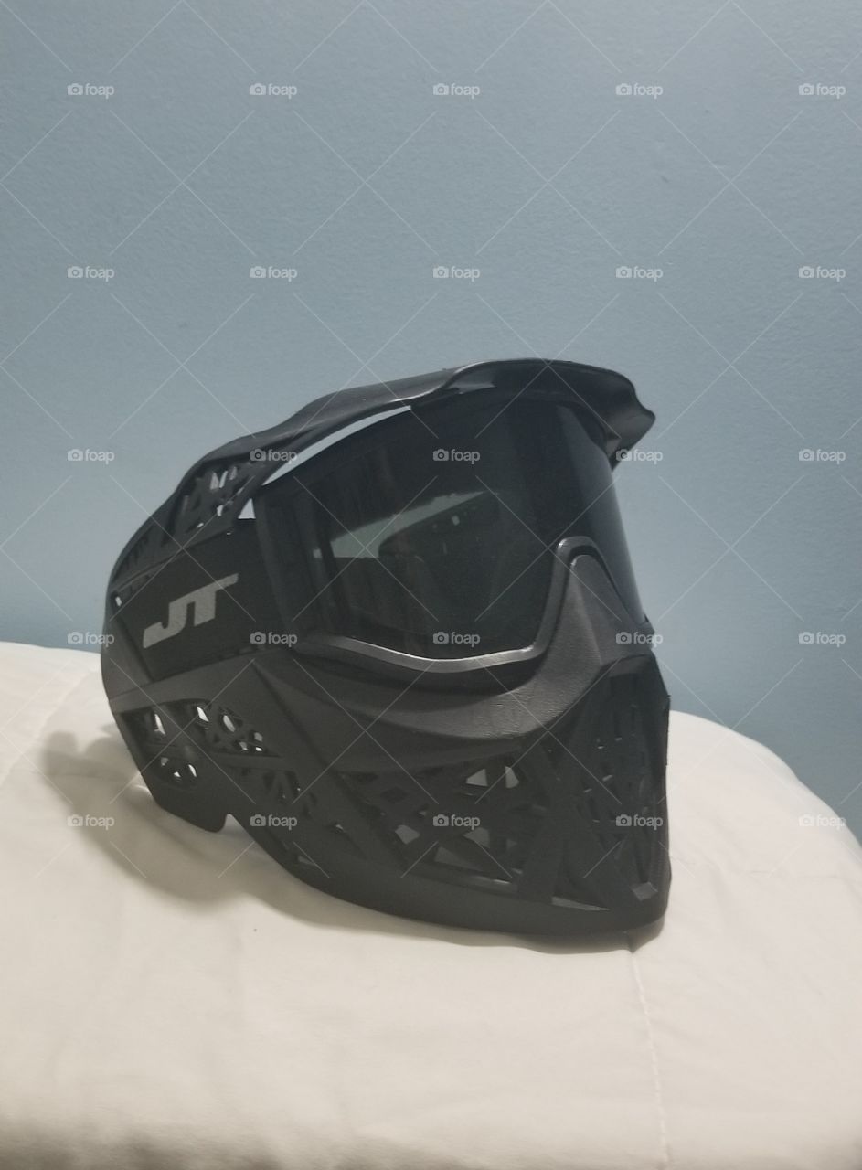JT Elite paintball mask side view