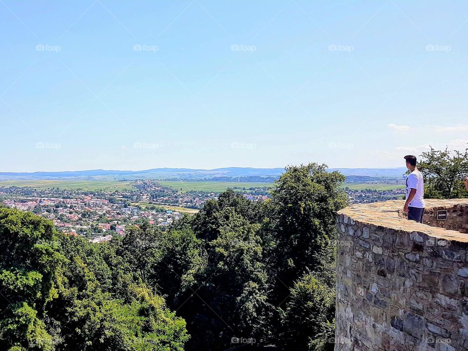 view from the Neamt fortress