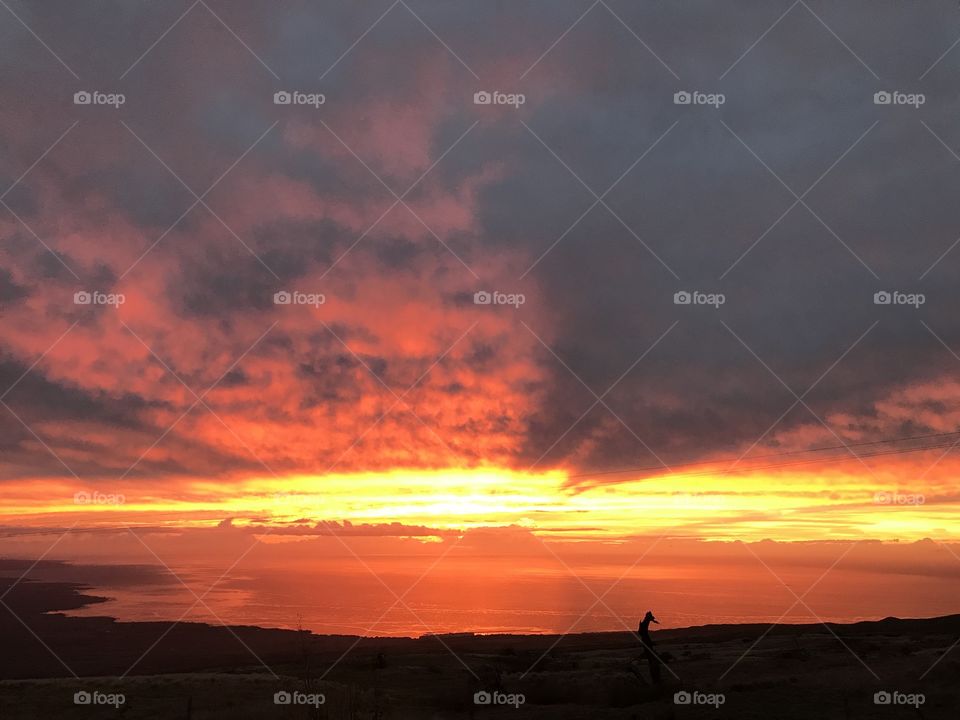 Sunset Big Island Hawaii