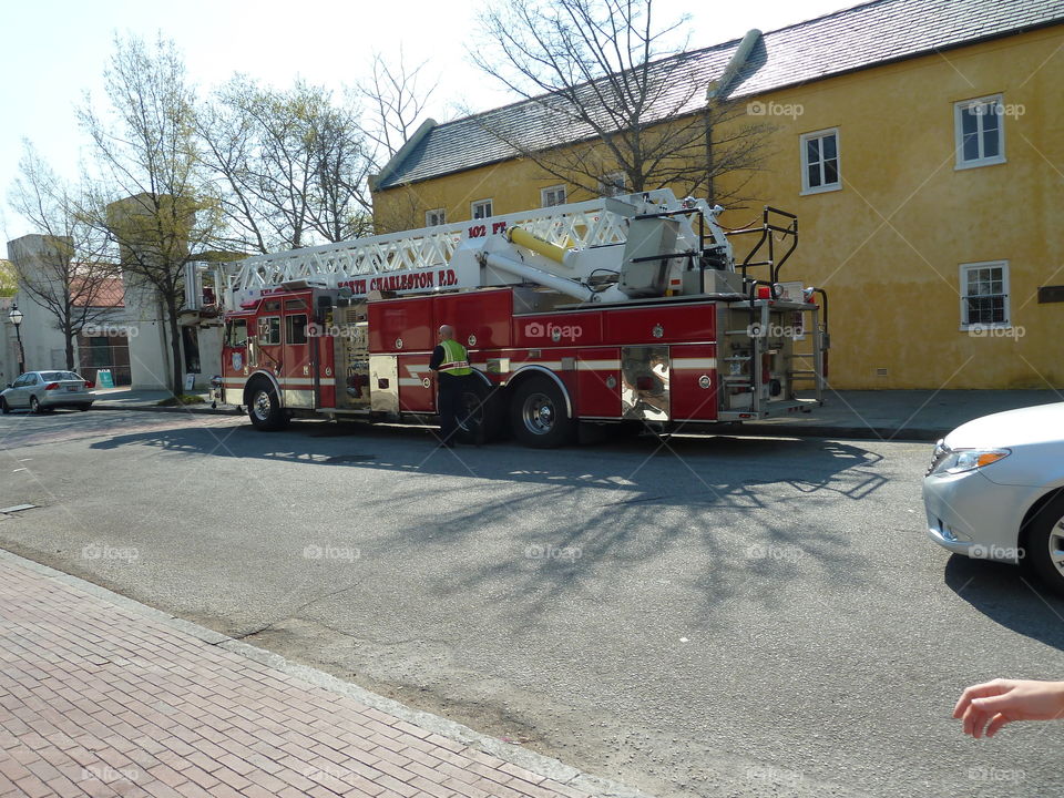 пожарная машина