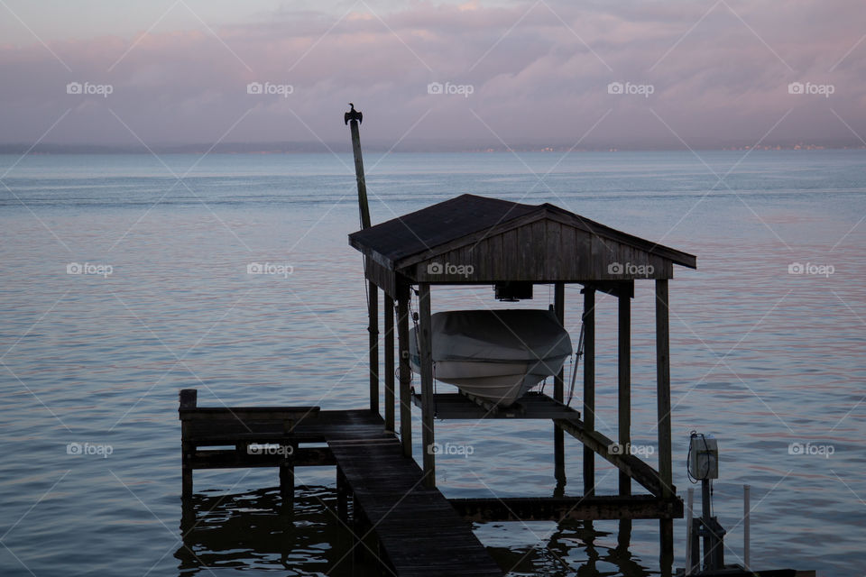 Sunrise at lake