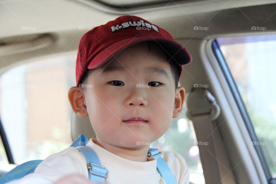 Child, Indoors, People, Baby, Car